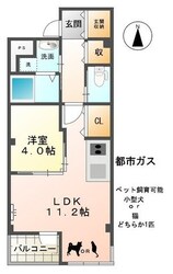 浄心駅 徒歩2分 3階の物件間取画像